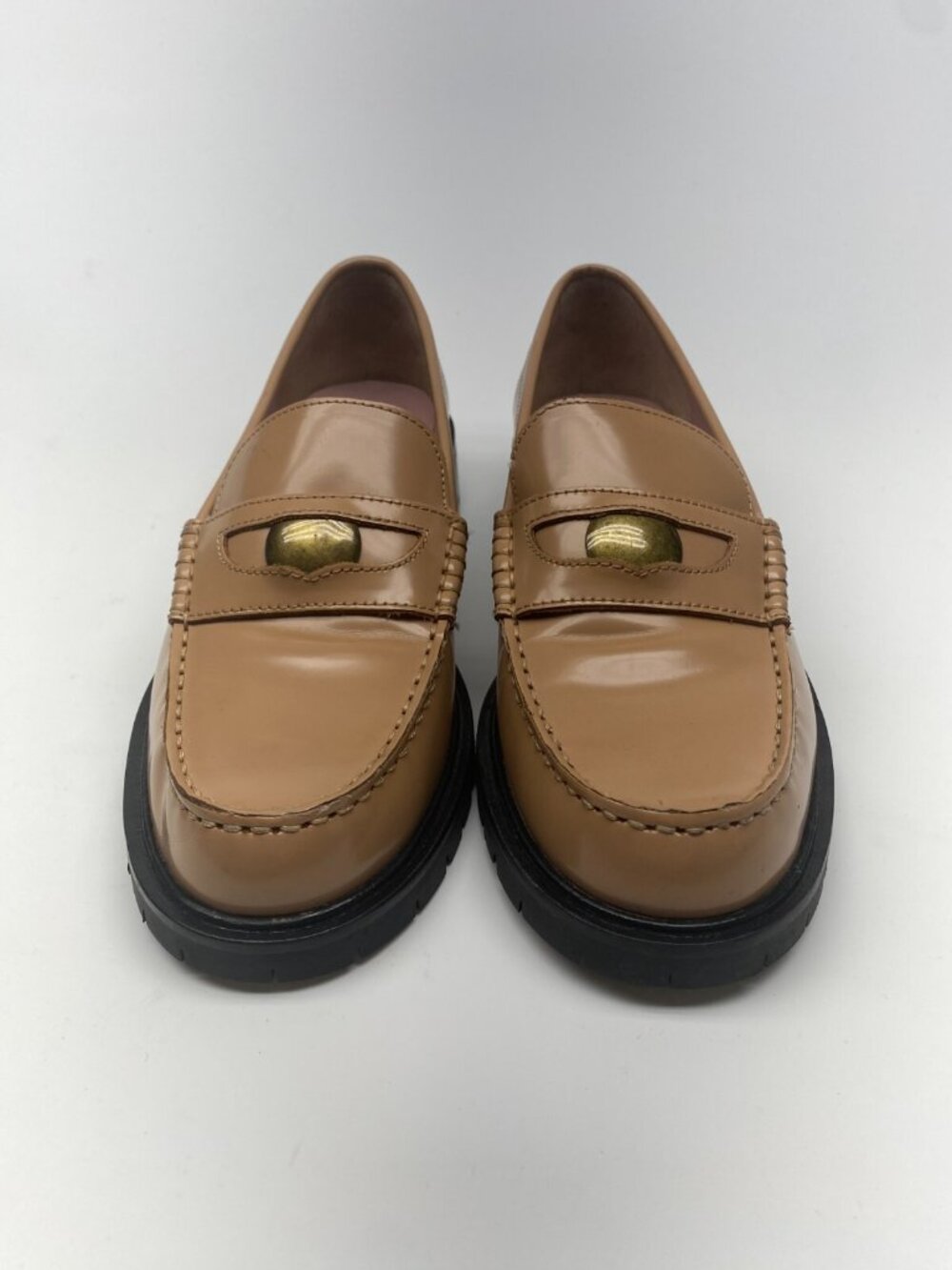 Free People Women Liv Cantalope Loafers Sz 38/8 - Picture 3 of 12